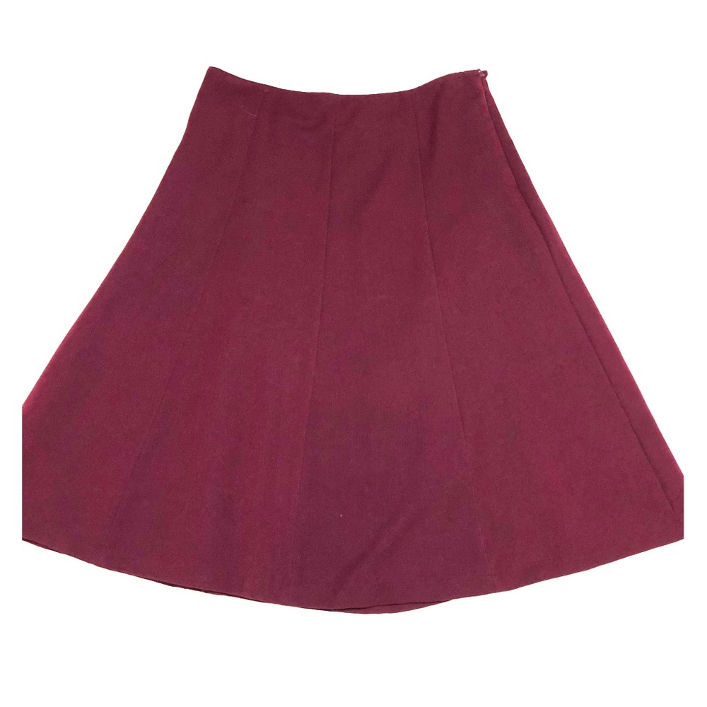 Rafaella Burgundy Skirt Size 8
